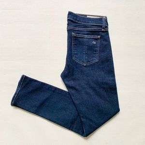 Rag & Bone Capri Skinny Dark Wash Cotton